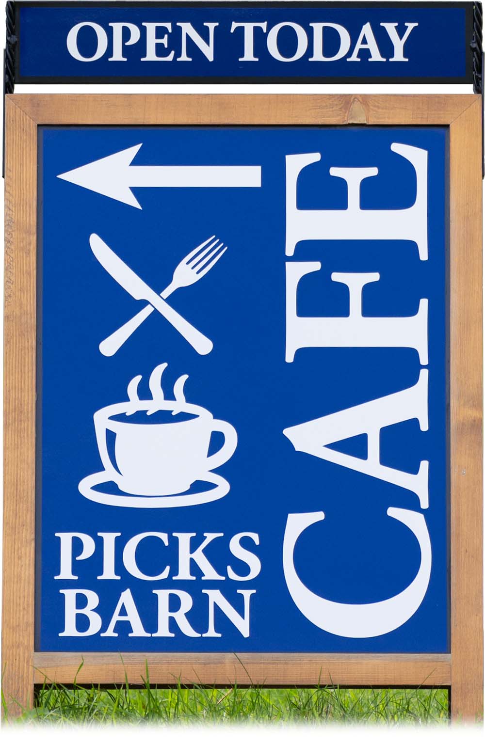 Picks Barn Roadside Sign