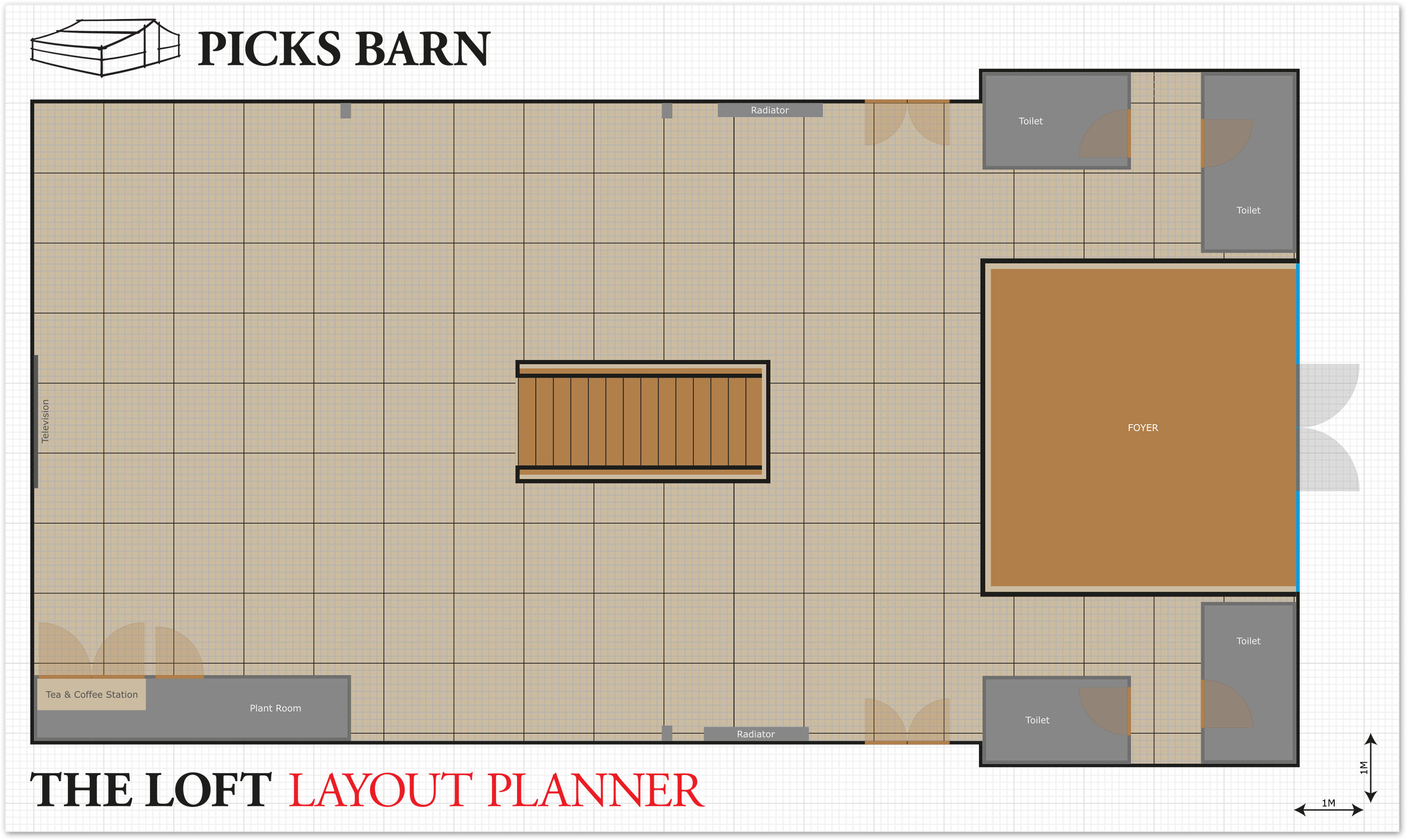 Picks Barn Loft Layout Planner Image