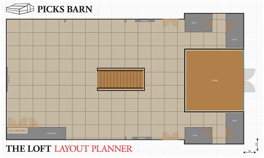 Picks Barn Loft Layout Planner Image