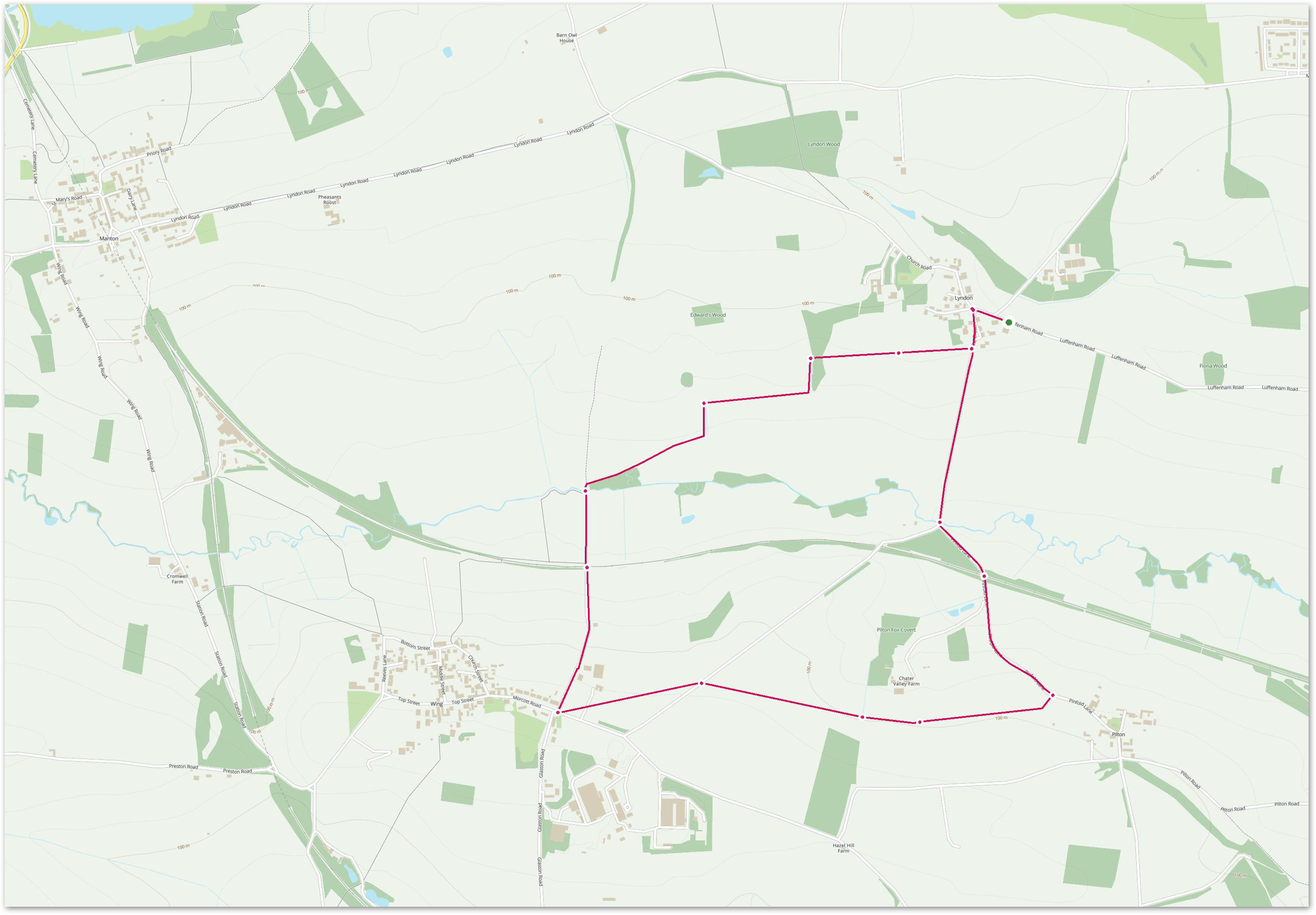 Picks Barn Walks - Lyndon & Wing Shorter Loop Image